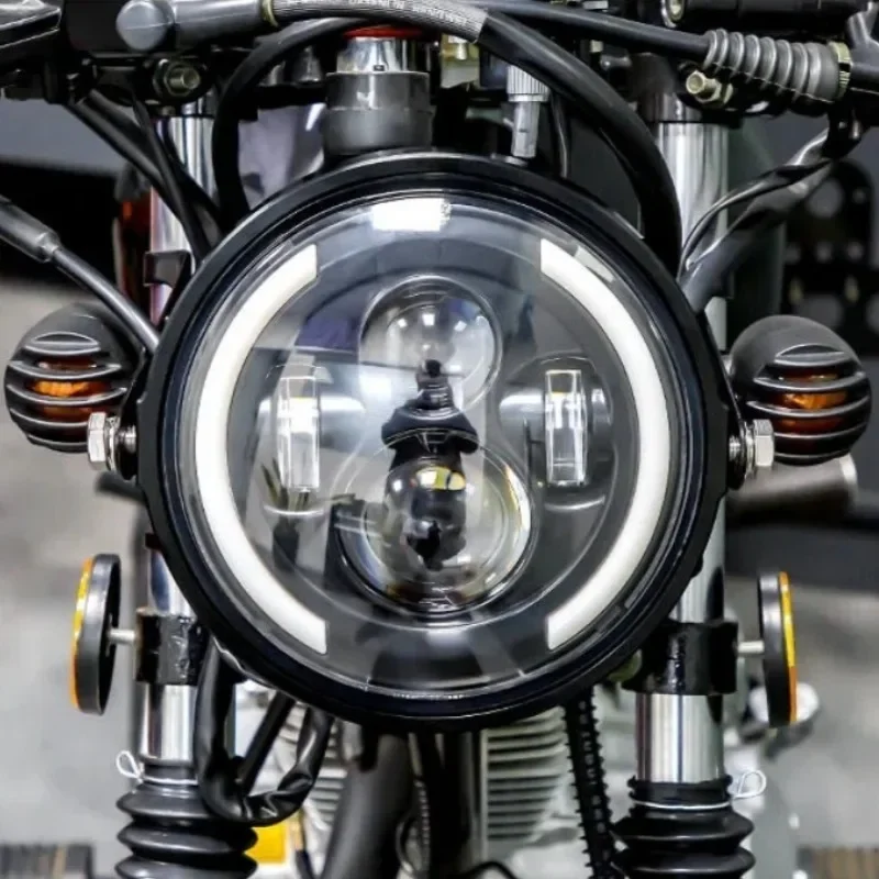 Universal Motorcycle Led Headlight Projector - Faro LED 50W 7 pollici 17,78