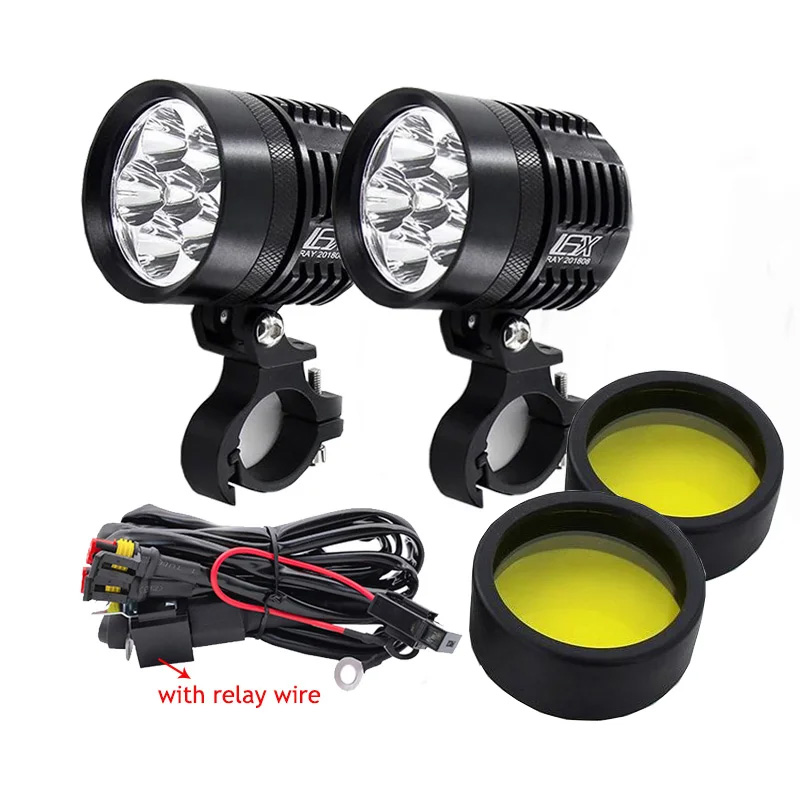 Faro LED Stroboscopico Bicolor - Universal Motorcycle Led Headlight Projector recensione e prezzo